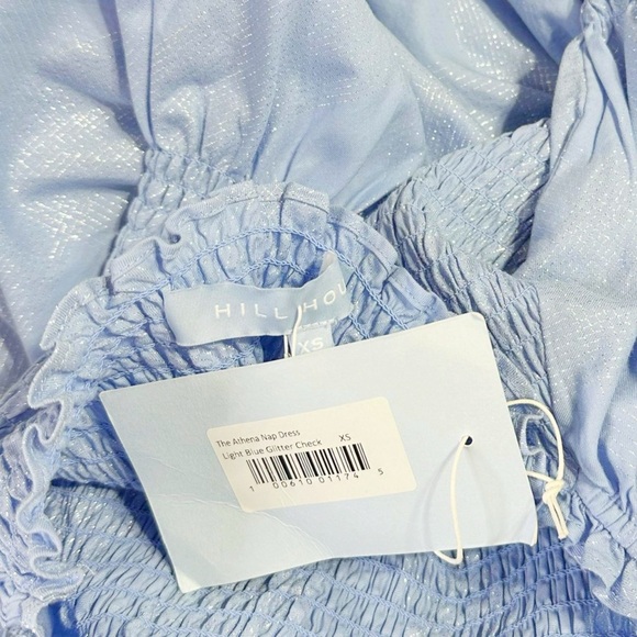 HILL HOUSE Athena Nap Dress - Light Blue Glitter - Picture 11 of 11